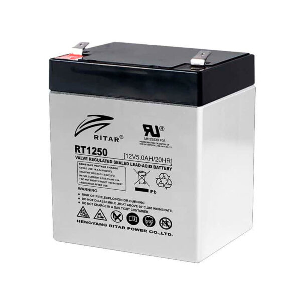 Bateria Ritar 12V 5AH 22Wh RT1250 AGM VRLA